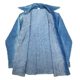 (VINTAGE) 1970'S～ UNKNOWN PAINTED REMAKE DENIM SHIRT