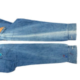 (VINTAGE) 1970'S～ UNKNOWN PAINTED REMAKE DENIM SHIRT