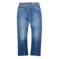 (DESIGNERS) MADE IN JAPAN OLD PARK Levi's 501 FRONT SLIT REMAKE DENIM PANTS