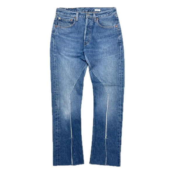 (DESIGNERS) MADE IN JAPAN OLD PARK Levi's 501 FRONT SLIT REMAKE DENIM PANTS