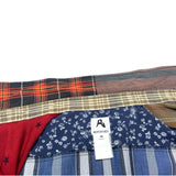 (DESIGNERS) NEPENTHES ORIGINAL 8 KINDS FABRIC PATCHWORK SHIRT