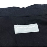(DESIGNERS) AD1994 COMME des GARCONS HOMME FRONT KNIT PANELED DESIGN SHIRT
