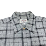 (designers) 1990'S～ MADE IN ITALY ARMANI JEANS LATTICE PATTERN BOX SHIRT