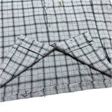 (designers) 1990'S～ MADE IN ITALY ARMANI JEANS LATTICE PATTERN BOX SHIRT