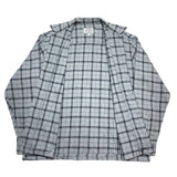 (designers) 1990'S～ MADE IN ITALY ARMANI JEANS LATTICE PATTERN BOX SHIRT