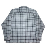(designers) 1990'S～ MADE IN ITALY ARMANI JEANS LATTICE PATTERN BOX SHIRT