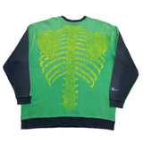 (designers) MADE IN JAPAN KAPITAL KOUNTRY BONE PRINT BICOLOR SWEAT SHIRT