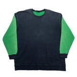 (designers) MADE IN JAPAN KAPITAL KOUNTRY BONE PRINT BICOLOR SWEAT SHIRT