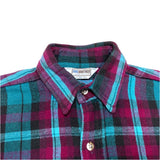 (vintage) 1980'S～ MADE IN USA FIVE BROTHER PLAID PATTERN HEAVY FLANNEL SHIRT