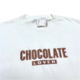 (t-shirt) DEAD STOCK NEW 1990'S～ CHOCOLATE LOVER EMBROIDERED T-SHIRT