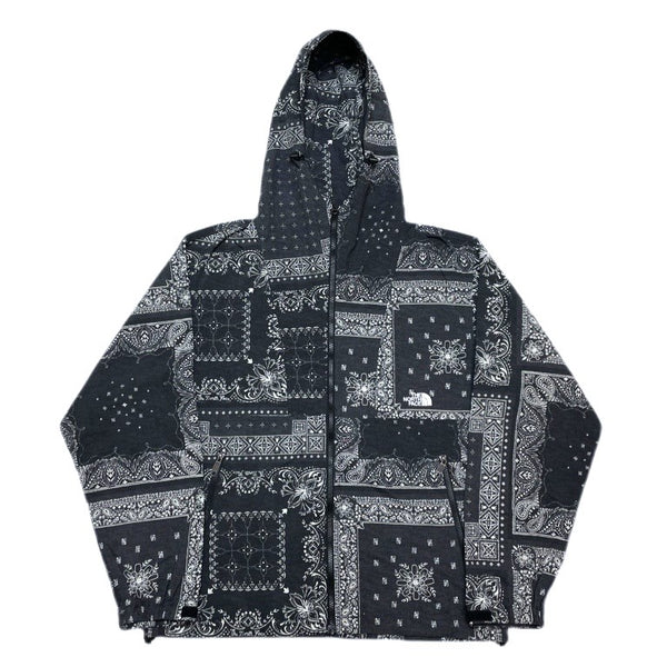 (VINTAGE) 2000'S～ THE NORTH FACE BANDANA PATTERN ALL OVER PRINTED ZIP UP NYLON HOODIE