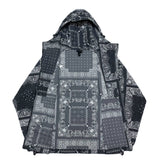 (VINTAGE) 2000'S～ THE NORTH FACE BANDANA PATTERN ALL OVER PRINTED ZIP UP NYLON HOODIE