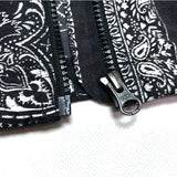 (VINTAGE) 2000'S～ THE NORTH FACE BANDANA PATTERN ALL OVER PRINTED ZIP UP NYLON HOODIE
