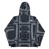 (VINTAGE) 2000'S～ THE NORTH FACE BANDANA PATTERN ALL OVER PRINTED ZIP UP NYLON HOODIE