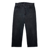(VINTAGE) 1992 MADE IN USA Levi's 501 OVER DYED BLACK DENIM PANTS