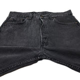 (VINTAGE) 1992 MADE IN USA Levi's 501 OVER DYED BLACK DENIM PANTS