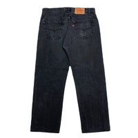 (VINTAGE) 1992 MADE IN USA Levi's 501 OVER DYED BLACK DENIM PANTS