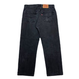 (VINTAGE) 1992 MADE IN USA Levi's 501 OVER DYED BLACK DENIM PANTS