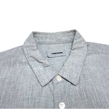 (DESIGNERS) 2012 UNDERCOVERISM MARX PRINTED DESIGN SLEEVE PANELED ANARCHY SHIRT