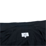 (designers) 1990'S～ MADE IN HONG KONG ARMANI EXCHANGE LINEN 100% LOOP COLLAR SHORT SLEEVE BOX SHIRT