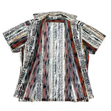 (designers) 1990'S～ MADE IN JAPAN JUN MEN TOTAL PATTERN PRINT LOOP COLLAR SHORT SLEEVE BOX SHIRT