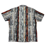 (designers) 1990'S～ MADE IN JAPAN JUN MEN TOTAL PATTERN PRINT LOOP COLLAR SHORT SLEEVE BOX SHIRT