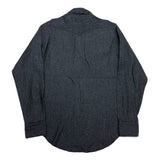 (vintage) 1990'S～ WRANGLER YARN DYED BLACK DENIM WESTERN SHIRT