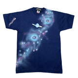 (t-shirt) DEAD STOCK NEW 1990'S～ MADE IN USA SPACE PATTERN DOUBLE SIDED PRINT LUMINOUS T-SHIRT