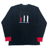 (designers) 1990'S～ MILKBOY SLEEVE RIB PANELED DOUBLE SIDDED PRINT LONG SLEEVE T-SHIRT