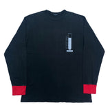 (designers) 1990'S～ MILKBOY SLEEVE RIB PANELED DOUBLE SIDDED PRINT LONG SLEEVE T-SHIRT