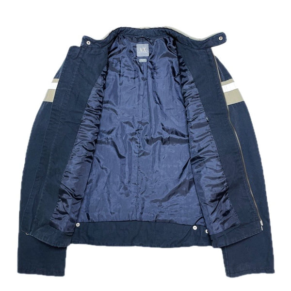 DESIGNERS) ARMANI EXCHANGE LINED DESIGN COTTON SINGLE