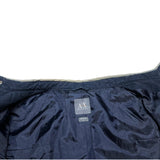 (DESIGNERS) ARMANI EXCHANGE LINED DESIGN COTTON SINGLE BREASTED BIKER JACKET