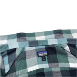 (vintage) 2023 PATAGONIA BLOCK CHECKERED FLANNEL SHIRT FA23