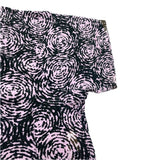 (vintage) 1980'S～ Pearl Harbor SPIRAL PATTERN TOTAL PATTERN PRINT RAYON LOOP COLLAR SHORT SLEEVE BOX SHIRT