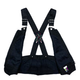 (DESIGNERS) MADE IN JAPAN FACETASM LINEN 100% OVER ALL STYLE VEST WITH CINCH BUCKLE