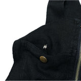(DESIGNERS) MADE IN JAPAN FACETASM LINEN 100% OVER ALL STYLE VEST WITH CINCH BUCKLE