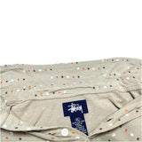 (vintage) 1990'S～ OLD STUSSY NAVY TAG LOGO ALL OVER PRINT SHORT SLEEVE POLO SHIRT