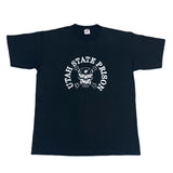 (t-shirt) 1980'S～ MADE IN USA UTAH STATE PRISON SKULL PRINT T-SHIRT