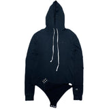 (DESIGNERS) MADE IN ITALY RICK OWENS X CHAMPION LEOTARD STYLE PULLOVER HOODIE SWEAT SHIRT