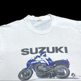 (BORO) 1984 SUZUKI LONG SLEEVE T-SHIRT WITH SLEEVE PRINT