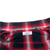 (designers) MADE IN JAPAN UNUSED SHADOW PLAID 2WAY DESIGN LOOP COLLAR BOX SHIRT