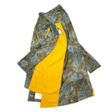 (DESIGNERS) AD2018 COMME des GARCONS HOMME PLUS TOTAL PATTERN X FLEECE PANELED DESIGN LONG LENGTH SHIRT
