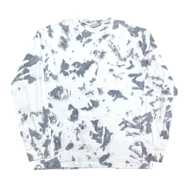 (DESIGNERS) MADE IN JAPAN UNUSED TIE DYED LONG SLEEVE T-SHIRT WITH POCKET