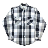 (VINTAGE) 1980'S～ MADE IN USA FIVE BROTHER BLOCK CHECKERED HEAVY FLANNEL SHIRT