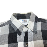 (VINTAGE) 1980'S～ MADE IN USA FIVE BROTHER BLOCK CHECKERED HEAVY FLANNEL SHIRT