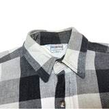 (VINTAGE) 1980'S～ MADE IN USA FIVE BROTHER BLOCK CHECKERED HEAVY FLANNEL SHIRT