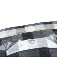 (VINTAGE) 1980'S～ MADE IN USA FIVE BROTHER BLOCK CHECKERED HEAVY FLANNEL SHIRT