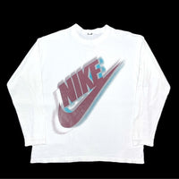 (VINTAGE) 1990'S～ NIKE BIG LOGO PRINTED LONG SLEEVE T-SHIRT