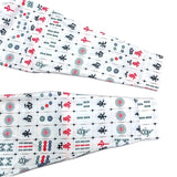 (UNIQUE) 2000'S～ TIDE EKU MAHJONG PILE PATTERN TOTAL PATTERN PRINT POLYESTER SHIRT