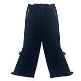 (designers) MADE IN ITALY EMPORIO ARMANI HEM BELTED STYLE BONDAGE PANTS